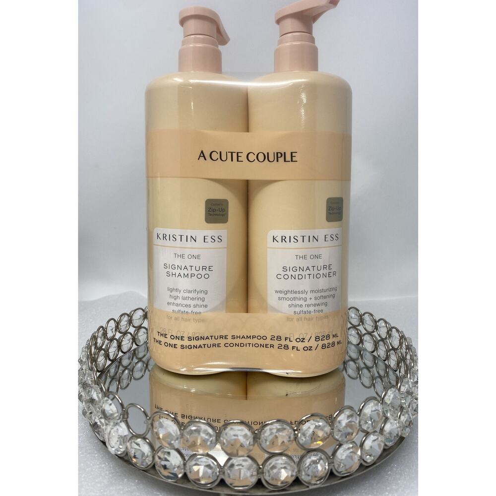 Kristin Ess The One Signature Shampoo & Conditioner Liter Set 28 fl. oz. Each